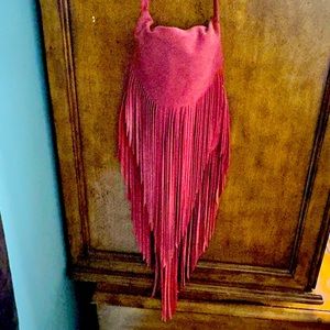 Anthropologie leather cross body